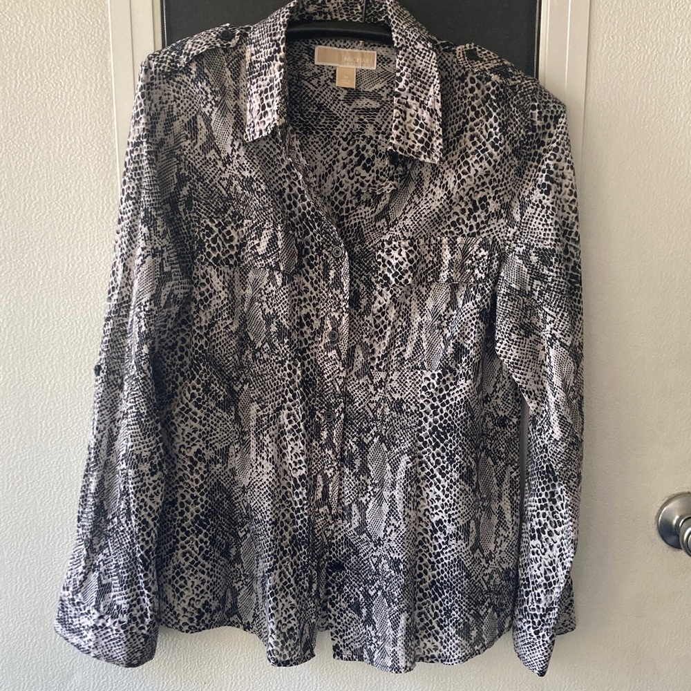 Michael Kors Snake Print Top-M